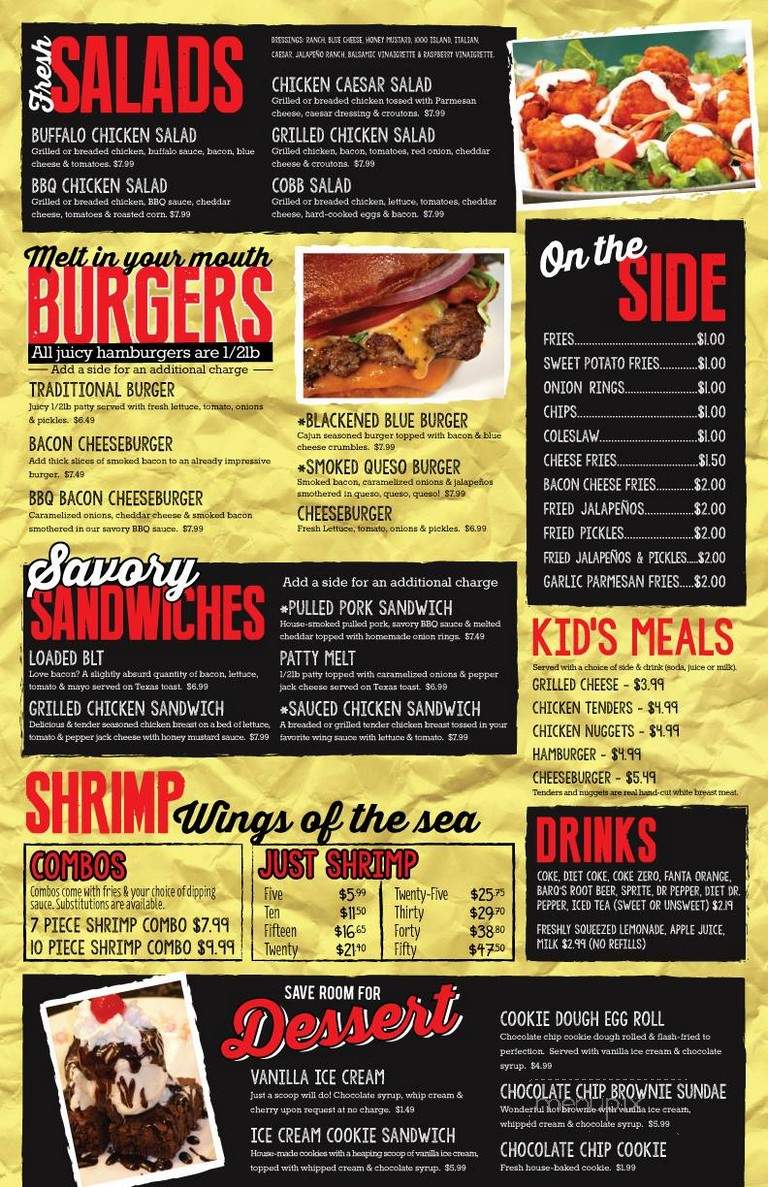 Sauced Texas Kitchen - Allen, TX menu_pic
