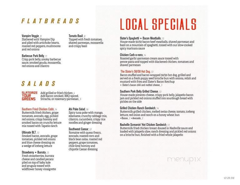 Slater's 50/50 - Rancho Cucamonga, CA menu_pic