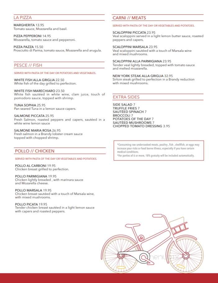 Spaghettino - Miami, FL menu_pic