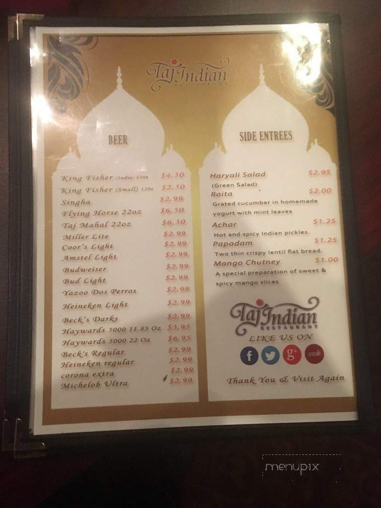 Taj Indian Restaurant - Nashville, TN