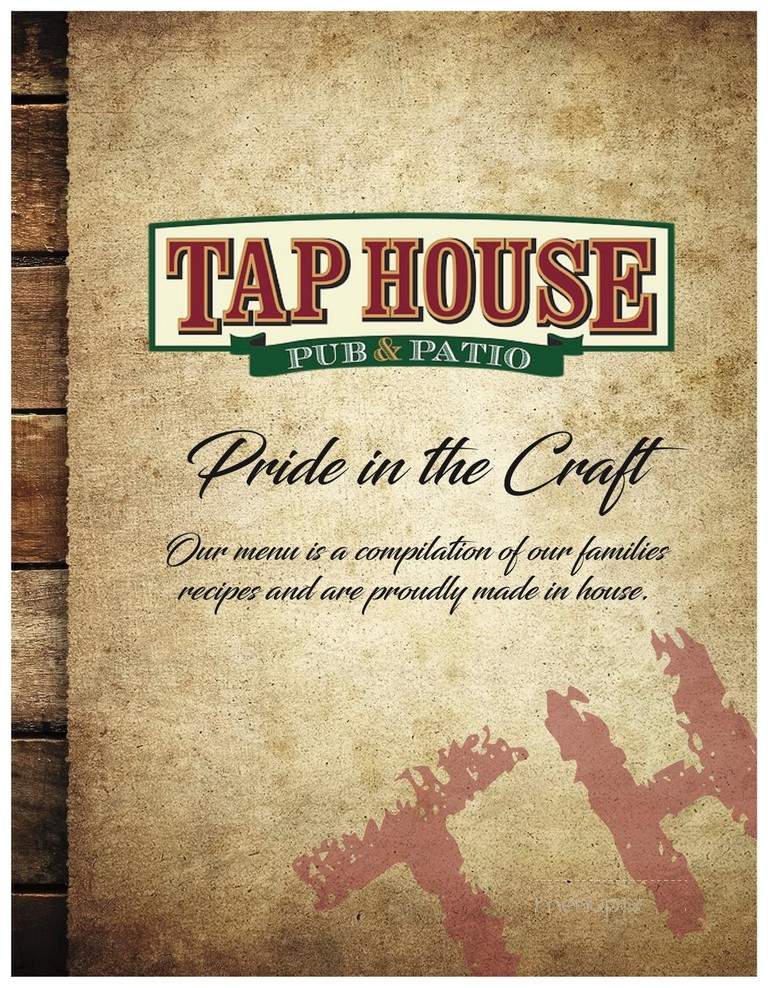 Tap House Pub & Patio - O'Fallon, MO menu_pic