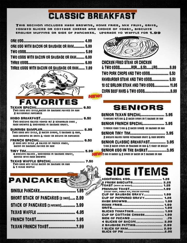 Texan Kitchen - Euless, TX menu_pic