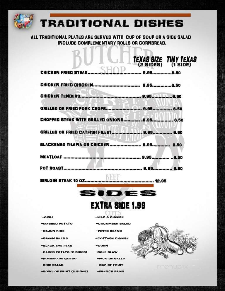Texan Kitchen - Euless, TX menu_pic