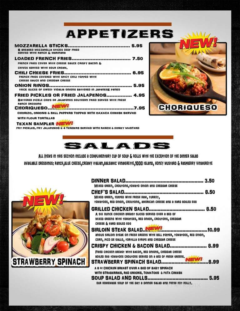 Texan Kitchen - Euless, TX menu_pic