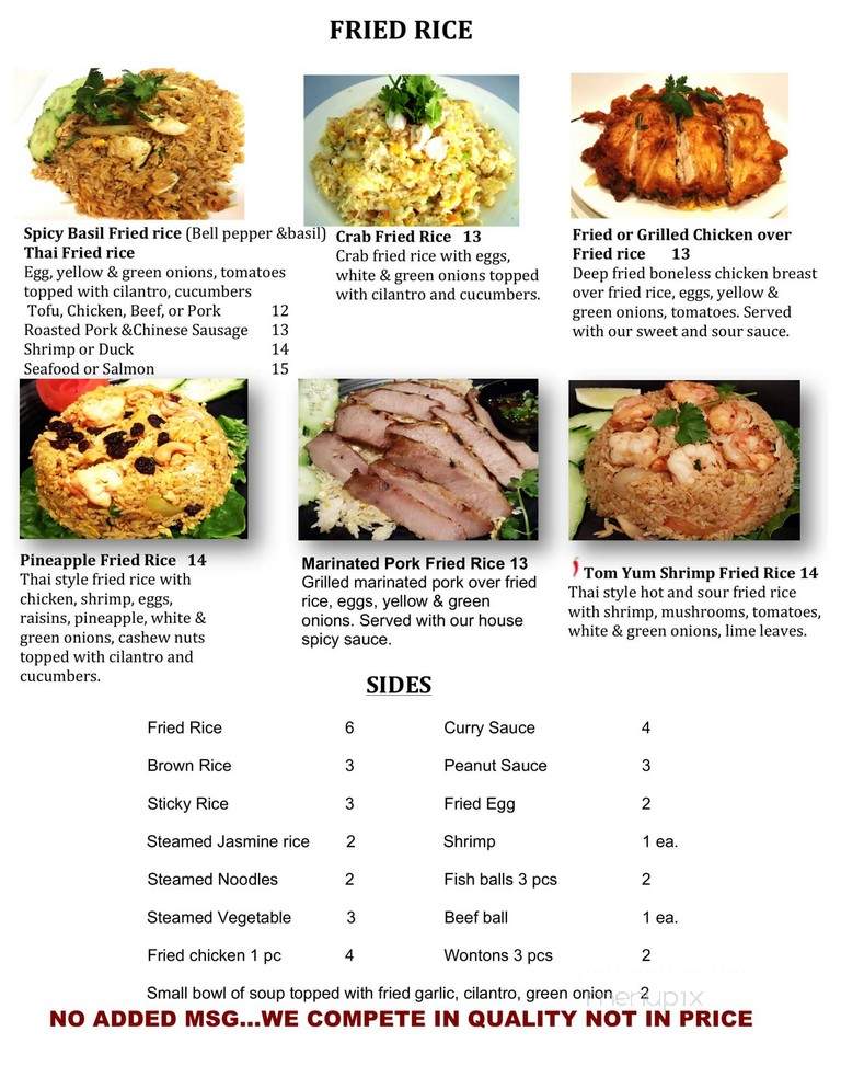 Thai Noodle House of Alameda - Alameda, CA menu_pic