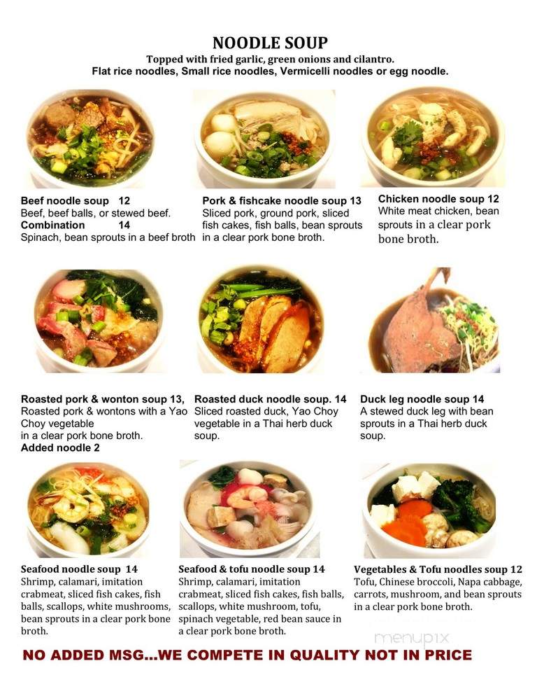 Thai Noodle House of Alameda - Alameda, CA menu_pic
