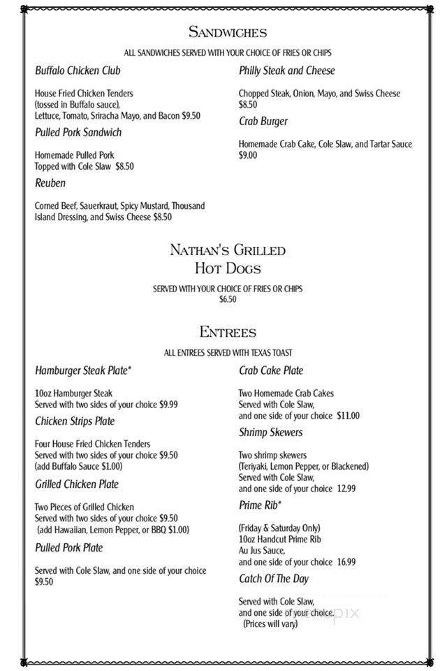 The Dispensary Restaurant and Pub - North Wilkesboro, NC menu_pic