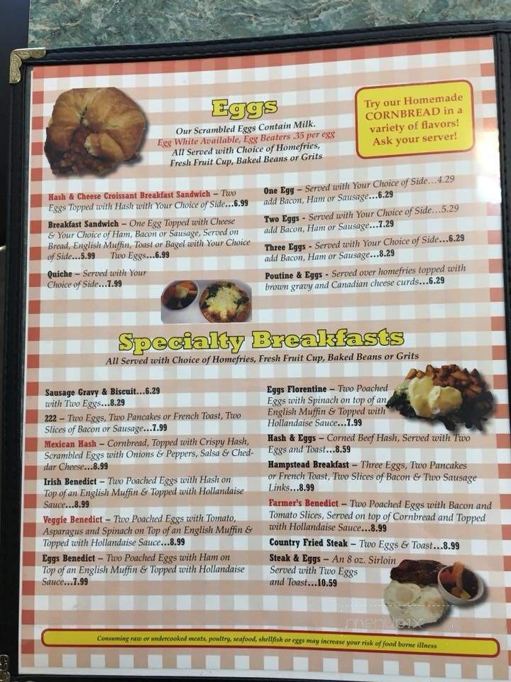 The English Muffin Restaurant - New Albany, IN menu_pic