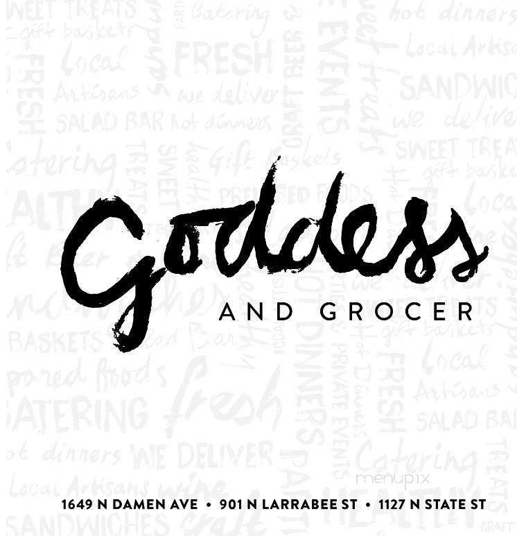 The Goddess and the Grocer - Chicago, IL menu_pic