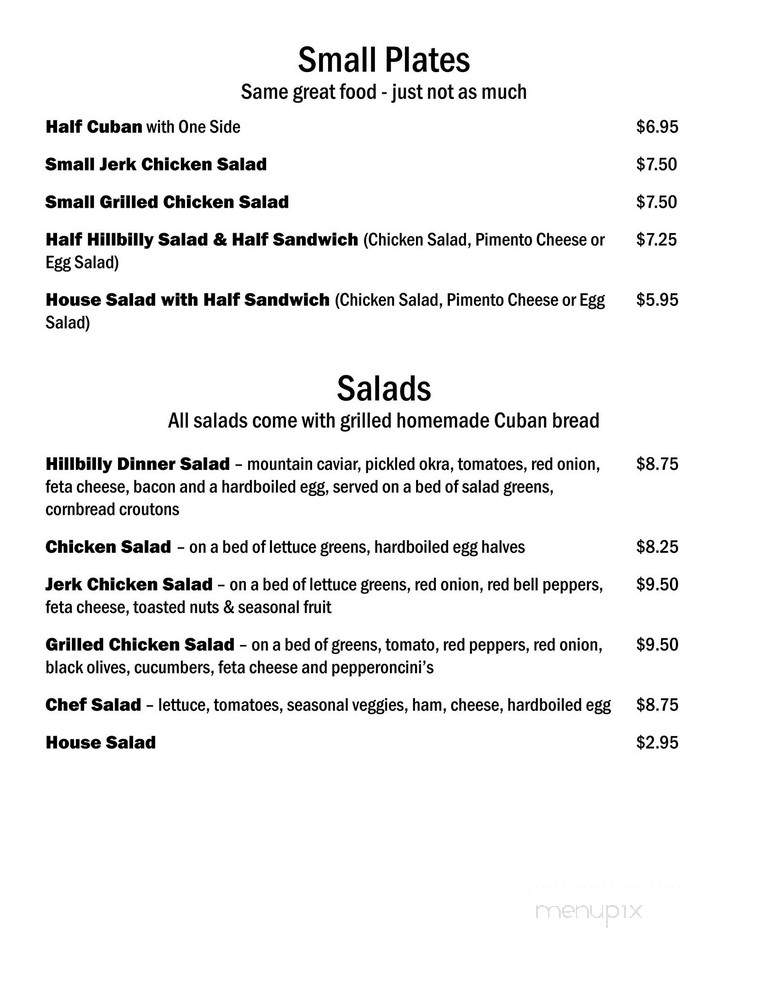 The Hungry Drover - Travelers Rest, SC menu_pic