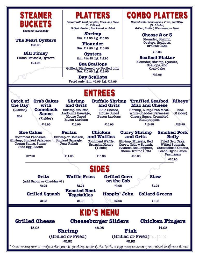 Tubb's Fish & Shrimp Co. - Florence, SC menu_pic