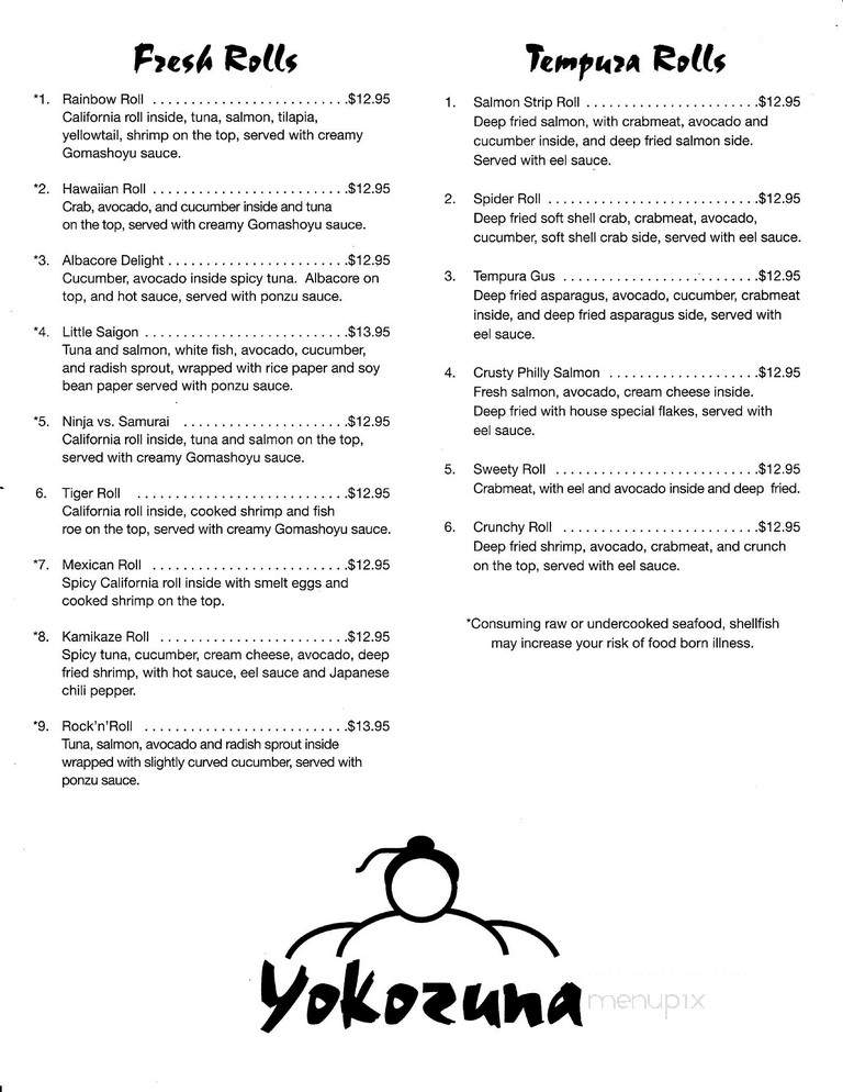 Yokozuna - Ashland, VA menu_pic