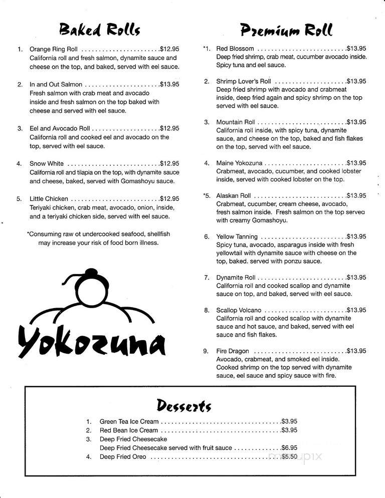Yokozuna - Ashland, VA menu_pic