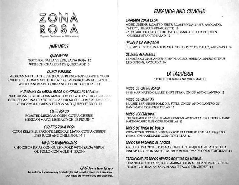 Zona Rosa - Brooklyn, NY