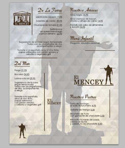 El Mencey Restaurante - Miami, FL menu_pic