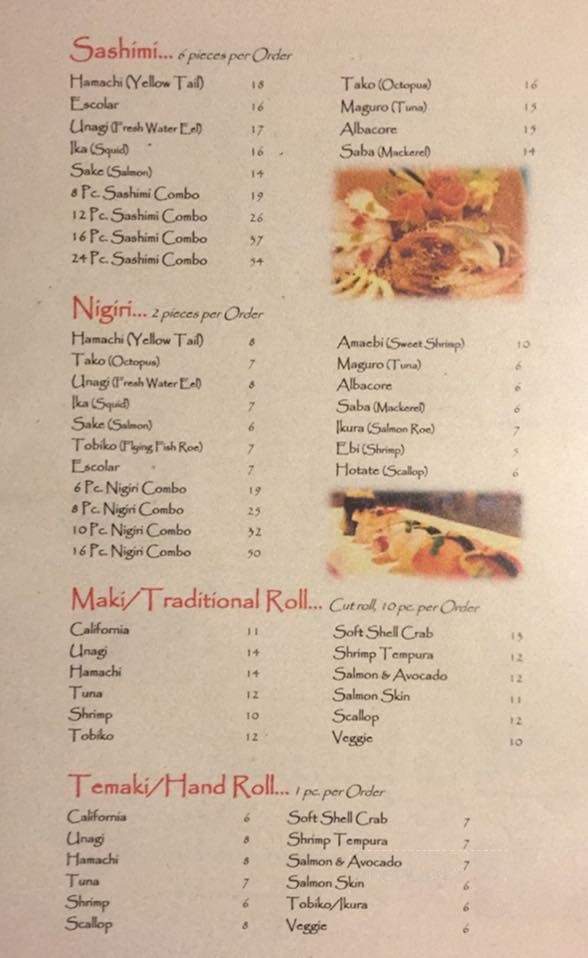 Kazumi - Jackson, WY menu_pic