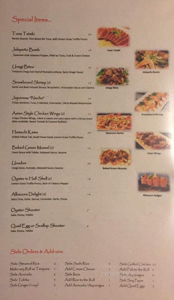 Kazumi - Jackson, WY menu_pic