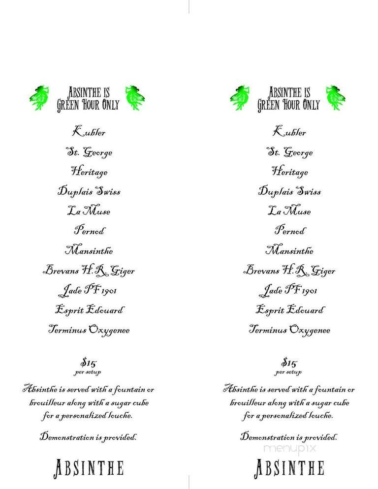 Tempur Chocolate Shoppe - Nashville, TN menu_pic