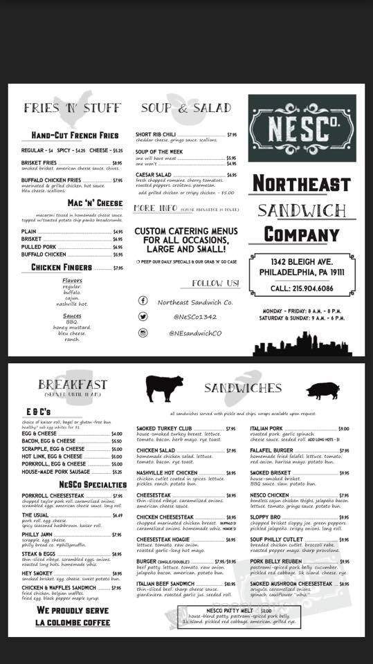 Blue Duck Sandwich Company - Philadelphia, PA menu_pic