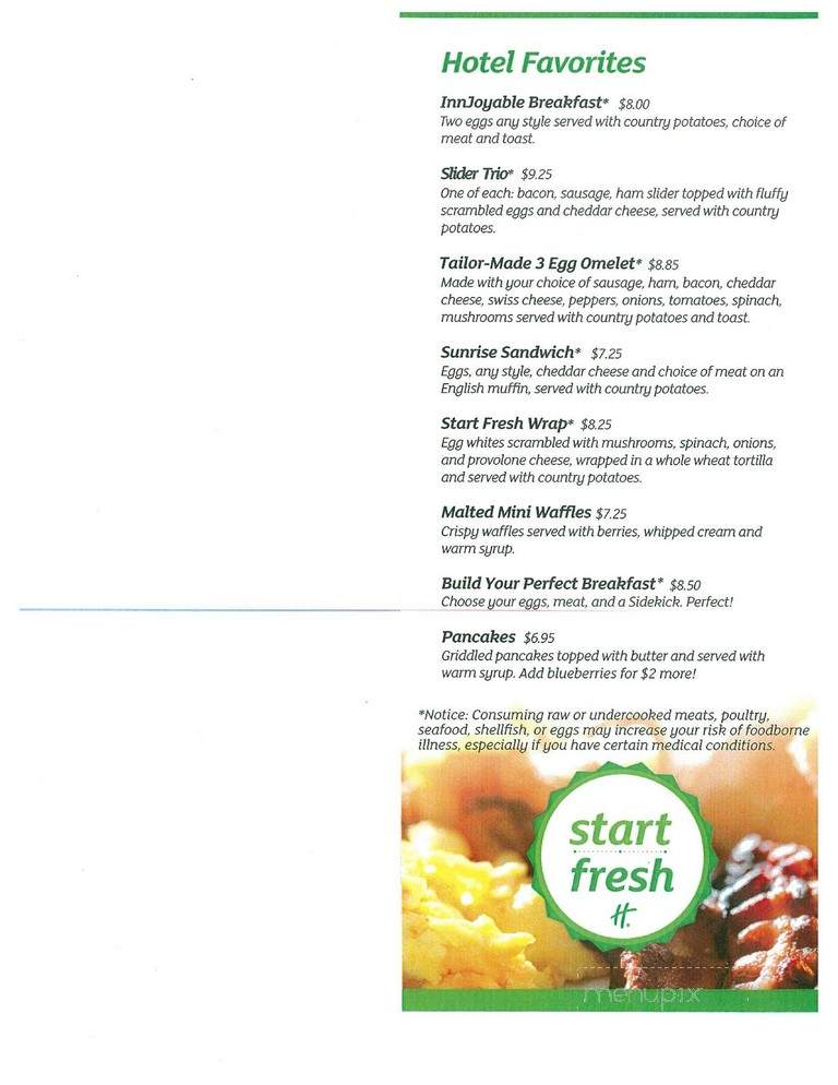 Madison's Bar and Grill - Monroeville, PA menu_pic