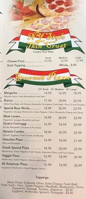 City Boys Pizza - Boca Raton, FL menu_pic