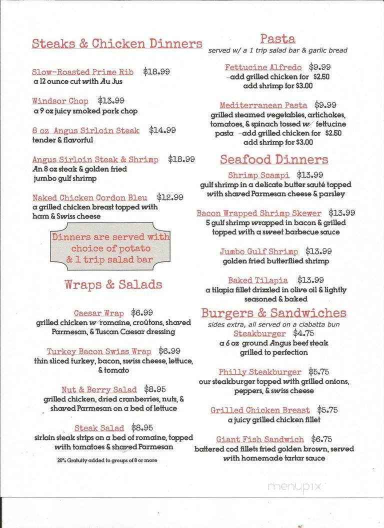 Cafe Metro - Auburn, NE menu_pic