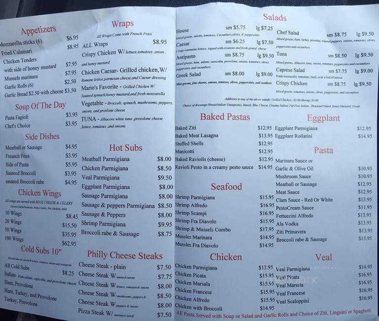 Al's Pizza and Restaurant - Lake Park, FL menu_pic
