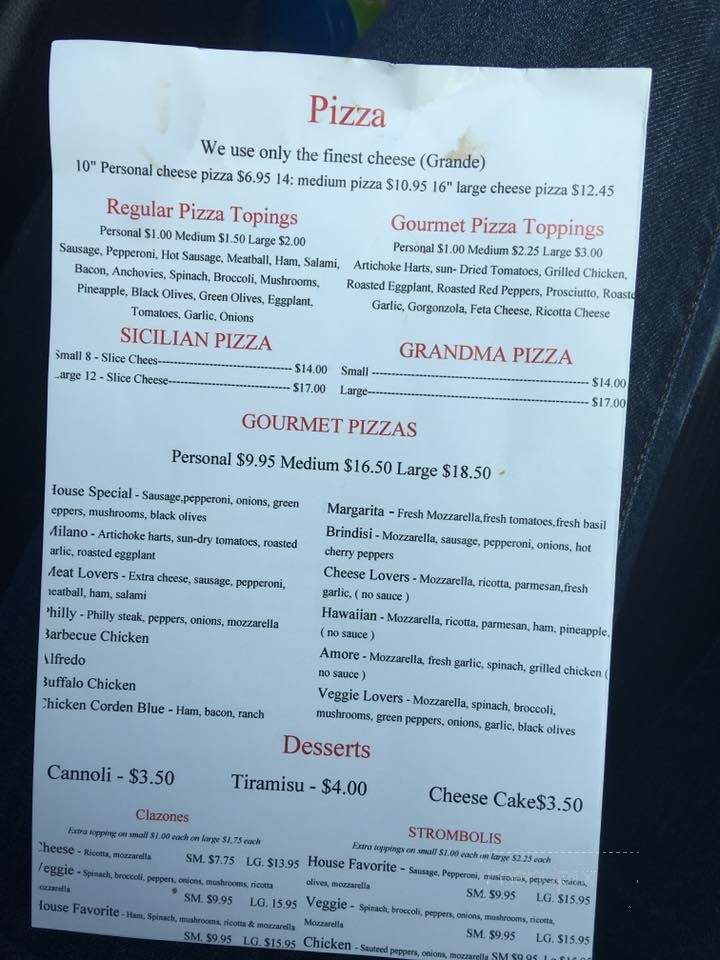 Al's Pizza and Restaurant - Lake Park, FL menu_pic