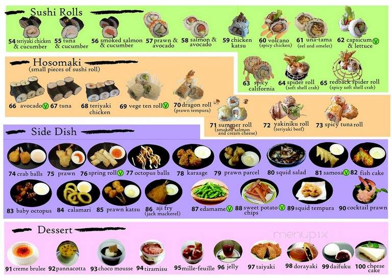 Yuzu Kaiten Sushi - Davie, FL menu_pic