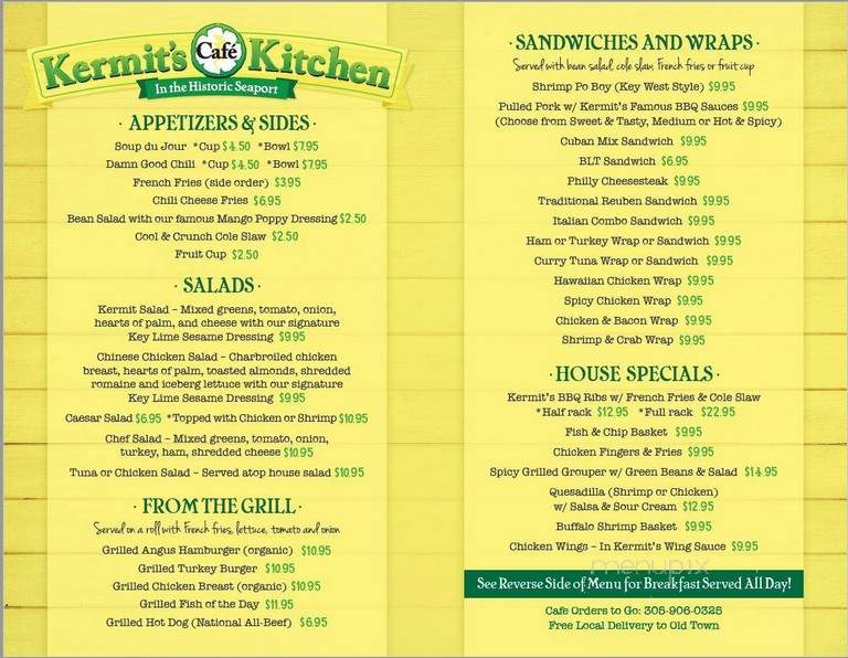 Kermit's Original Key West Key Lime Shoppe - Key West, FL menu_pic