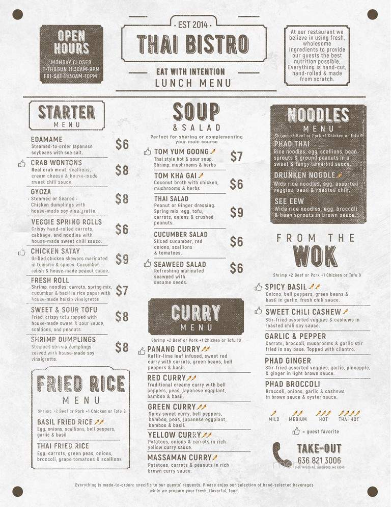 Thai Bistro - Wildwood, MO