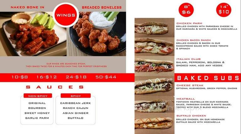Slidders Pizza - Winter Garden, FL menu_pic