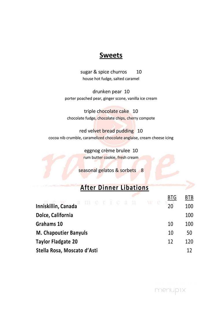 Range - Denver, CO menu_pic