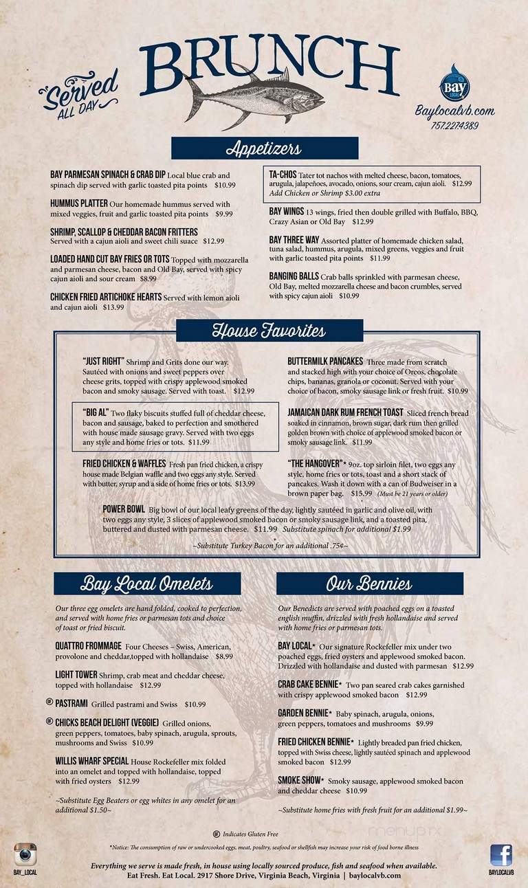 Bay Local - Virginia Beach, VA menu_pic