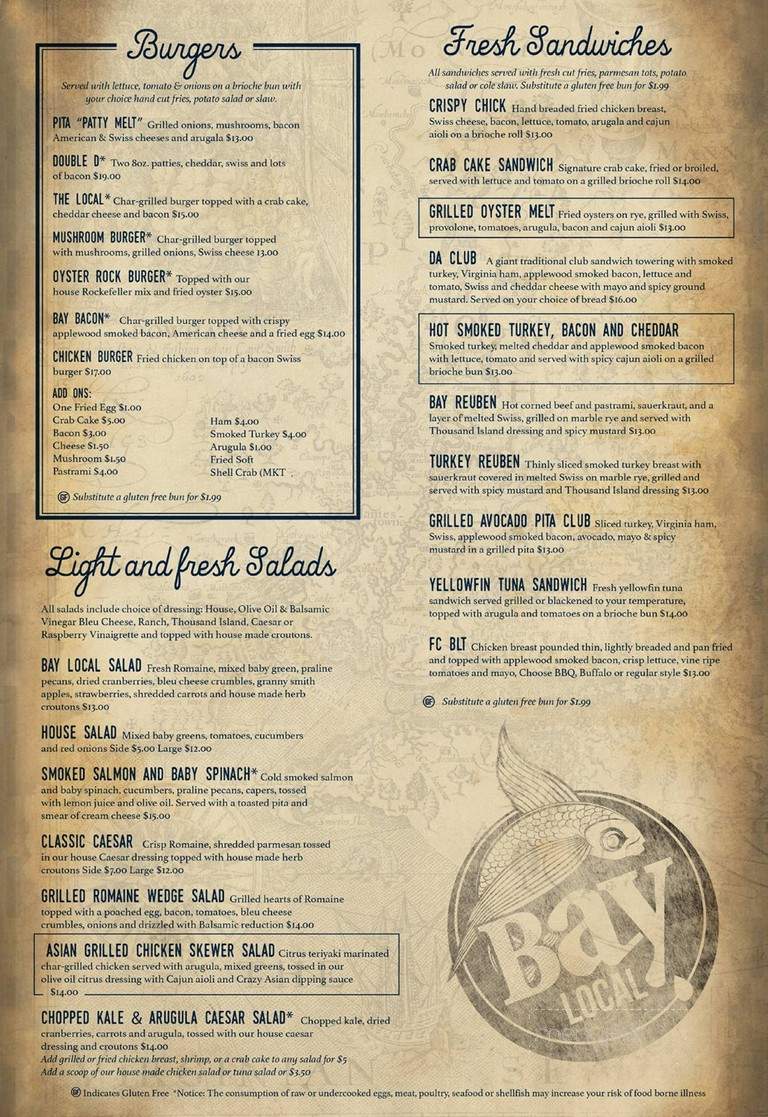 Bay Local - Virginia Beach, VA menu_pic