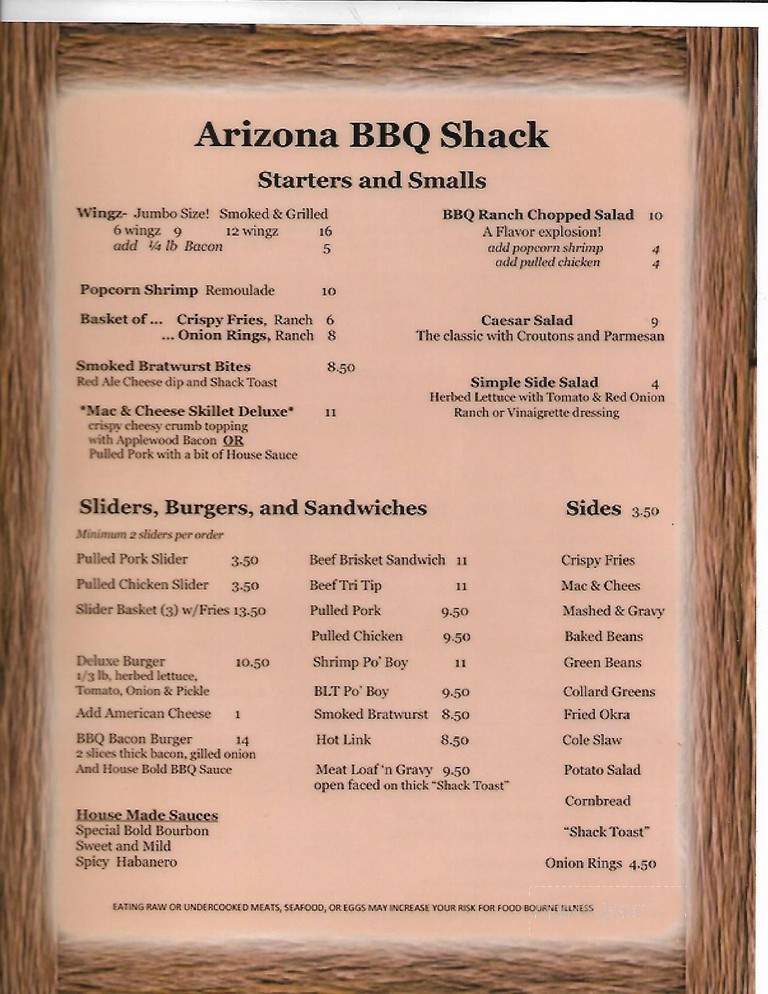 Arizona BBQ Shack - Scottsdale, AZ