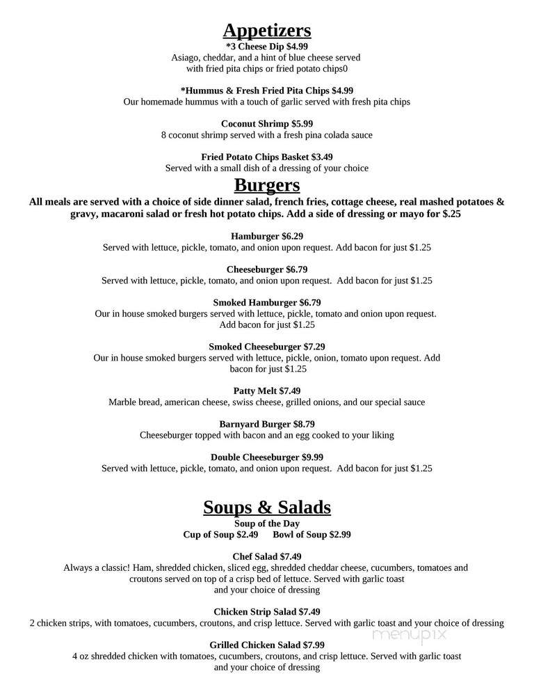 Penelope's Lil Cafe - Lincoln, NE menu_pic