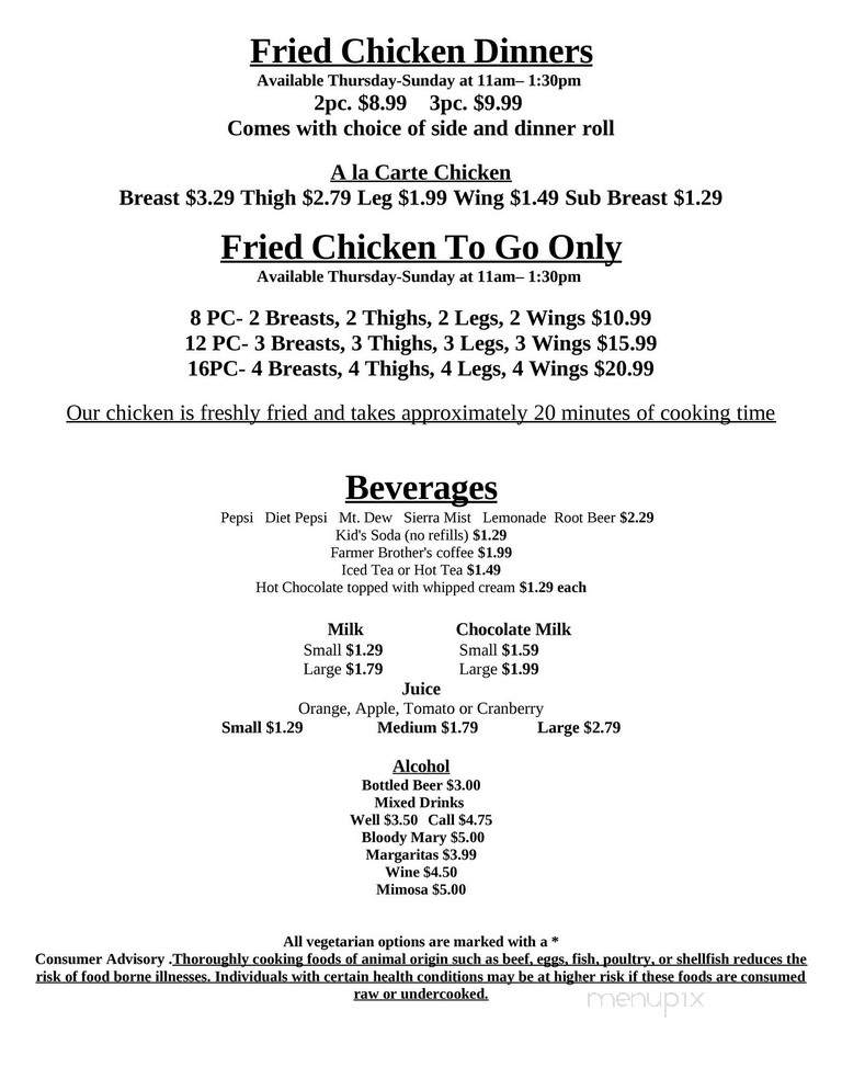 Penelope's Lil Cafe - Lincoln, NE menu_pic