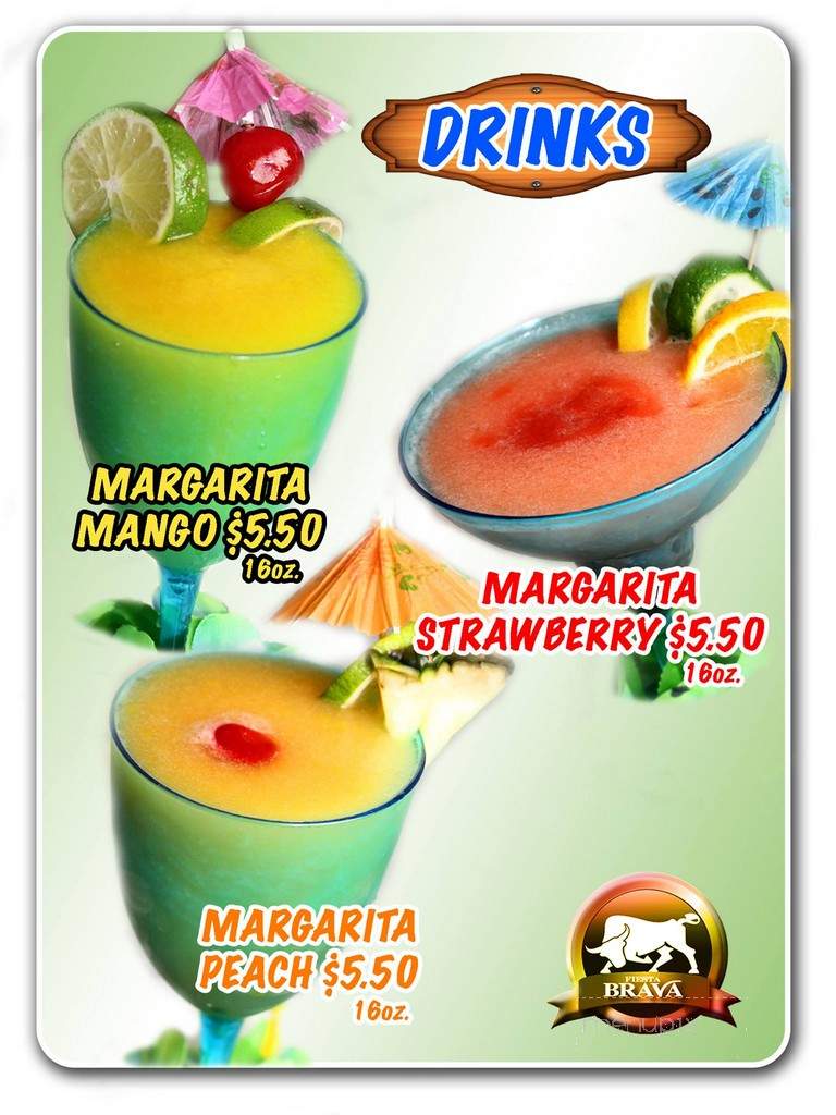 Fiesta Brava - Taylorsville, KY menu_pic