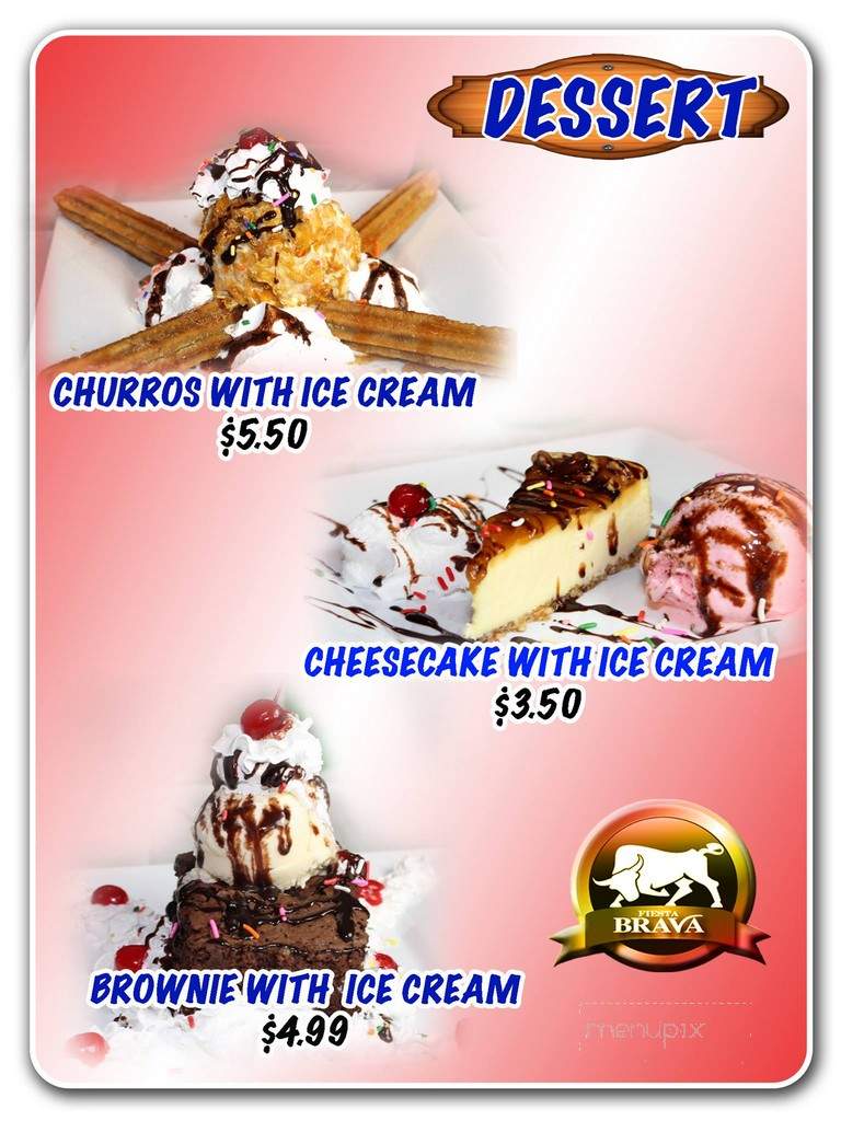 Fiesta Brava - Taylorsville, KY menu_pic