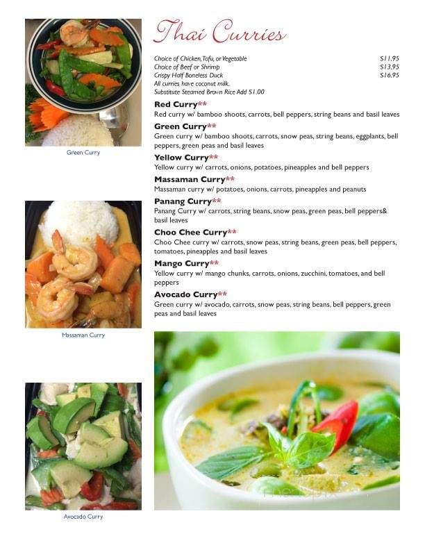 Sawasdee Thai Kitchen - Pittsburgh, PA menu_pic