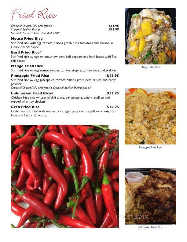 Sawasdee Thai Kitchen - Pittsburgh, PA menu_pic