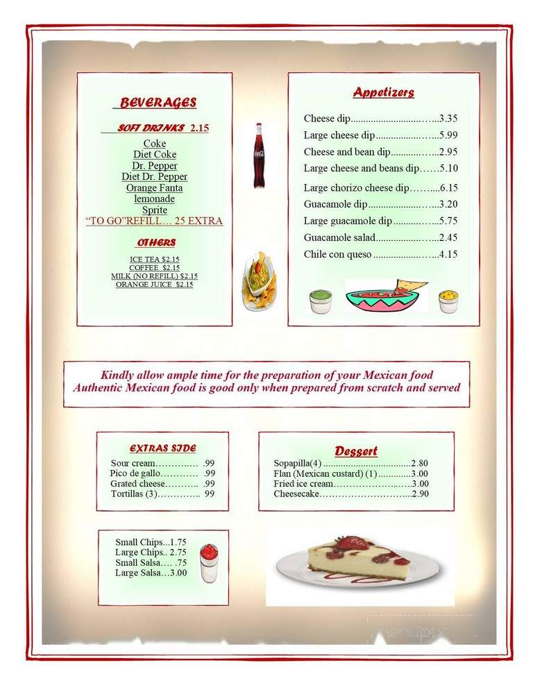 El Maguey - Arkansas City, KS menu_pic