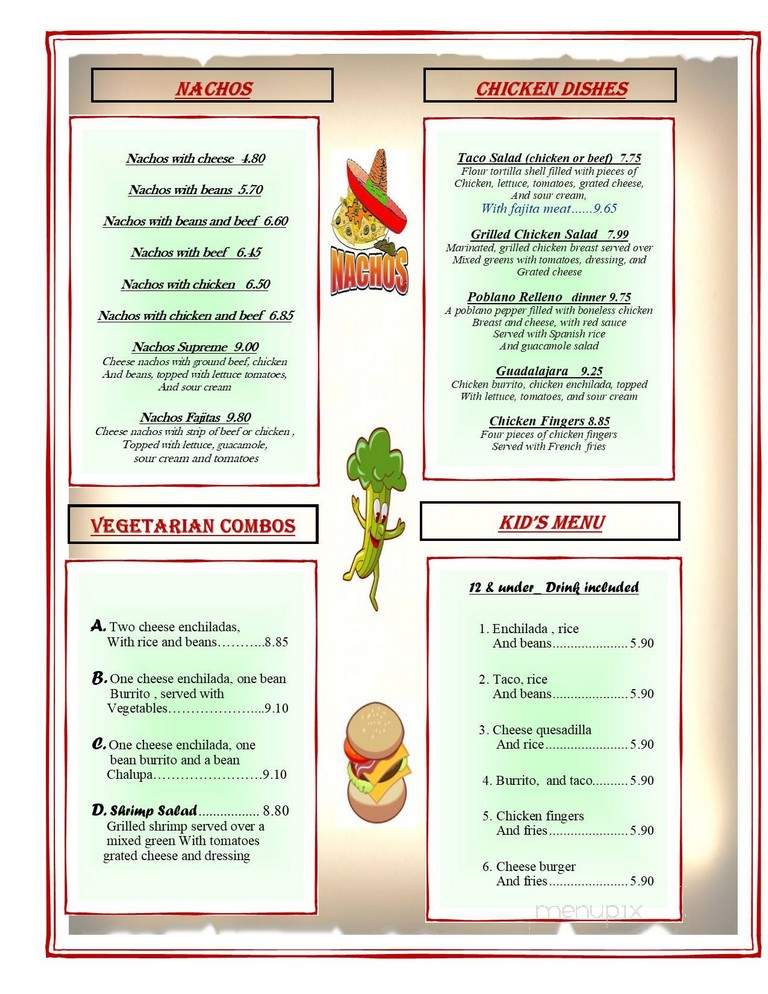 El Maguey - Arkansas City, KS menu_pic