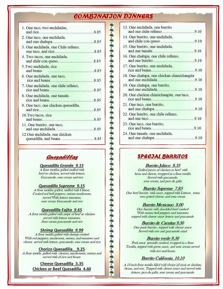 El Maguey - Arkansas City, KS menu_pic
