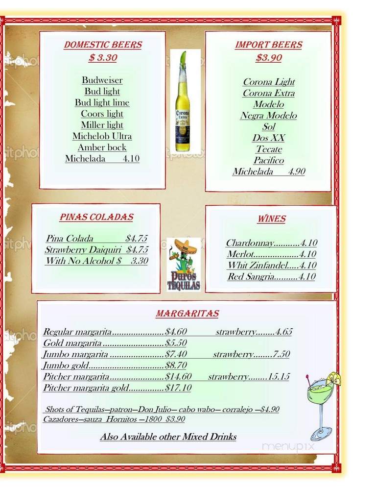 El Maguey - Arkansas City, KS menu_pic