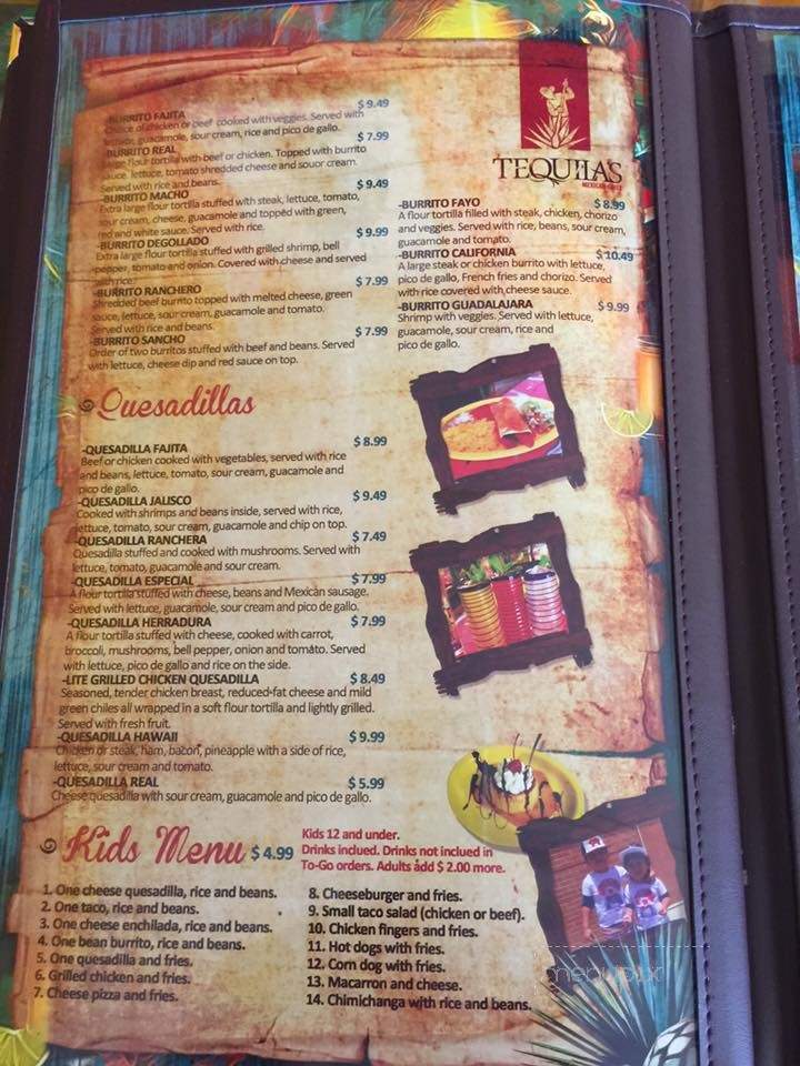 Tequila's Mexican Grill - Imperial, NE menu_pic