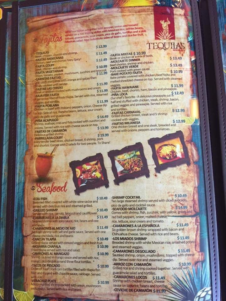 Tequila's Mexican Grill - Imperial, NE menu_pic