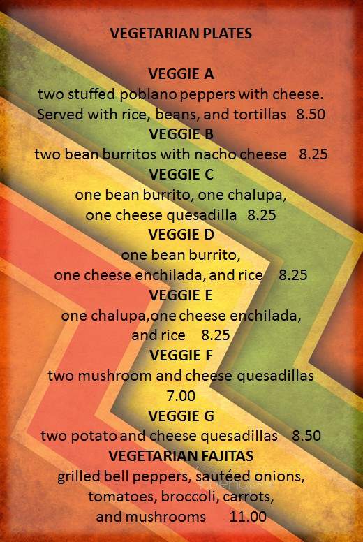 San Jose - Webster Groves, MO menu_pic