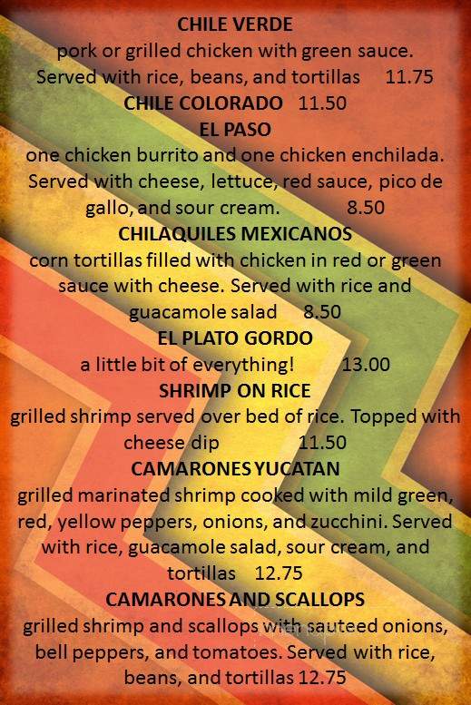 San Jose - Webster Groves, MO menu_pic